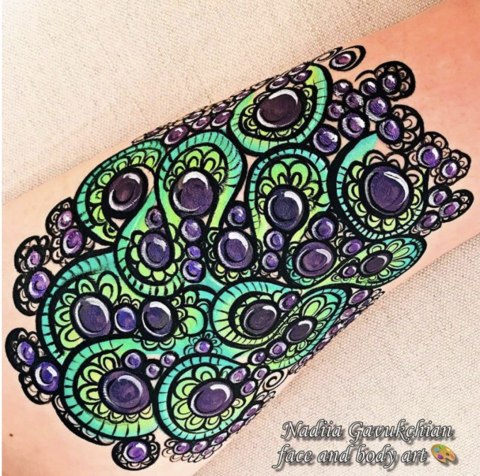 Farba do malowania twarzy i ciała Diamond FX 90 g Black