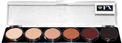 Paleta farb do malowania twarzy i ciała Diamond FX 6x10 g Skintones