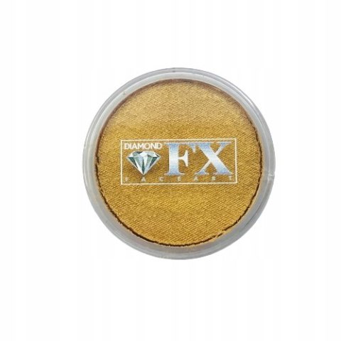 Farba do malowania twarzy i ciała Diamond FX 10 g Metallic Gold