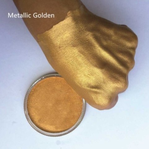 Farba do malowania twarzy i ciała Diamond FX 10 g Metallic Gold