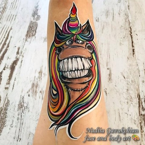 Farba do malowania twarzy i ciała Diamond FX 30 g White