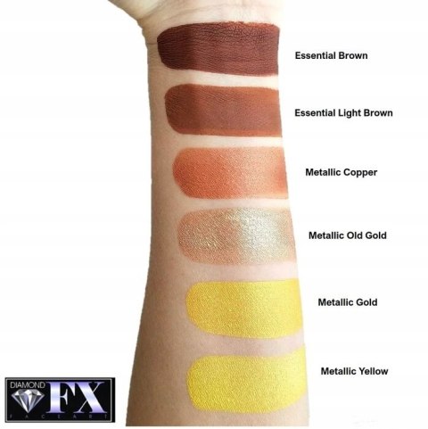 Farba do malowania twarzy i ciała Diamond FX 30 g Brown
