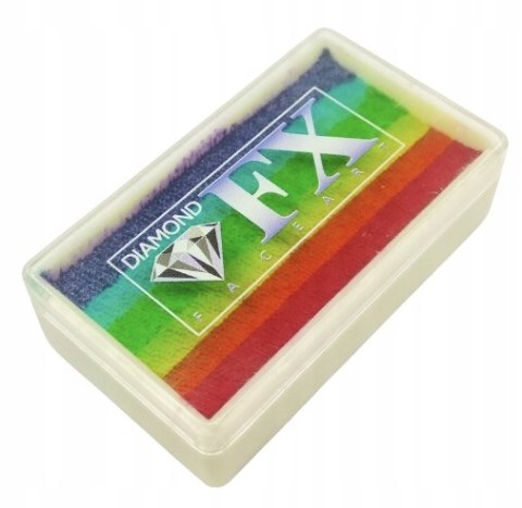 Farba do twarzy i ciała Diamond FX Split Cake 28 g RAINBOW