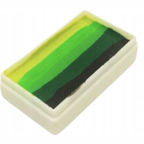Farba do malowania twarzy i ciała Diamond FX Split Cake 28 g GREEN CARPET