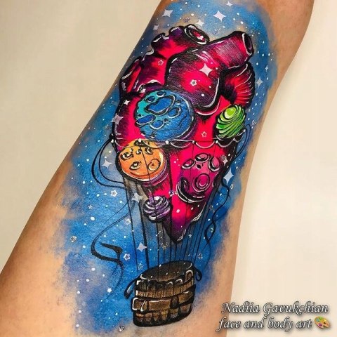 Farba do malowania twarzy i ciała Diamond FX Split Cake 28 g COLOR SPLASH