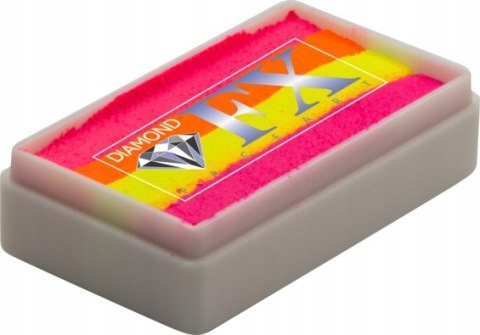 Farba do malowania twarzy i ciała Diamond FX Split Cake 28 g Neon Pop