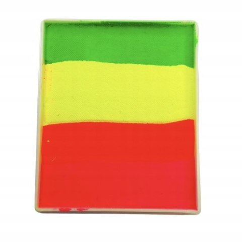 Farba do malowania twarzy i ciała Diamond FX Split Cake 50g Raving Rio