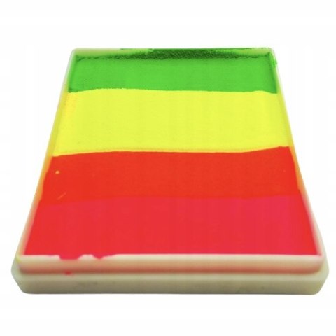 Farba do malowania twarzy i ciała Diamond FX Split Cake 50g Raving Rio