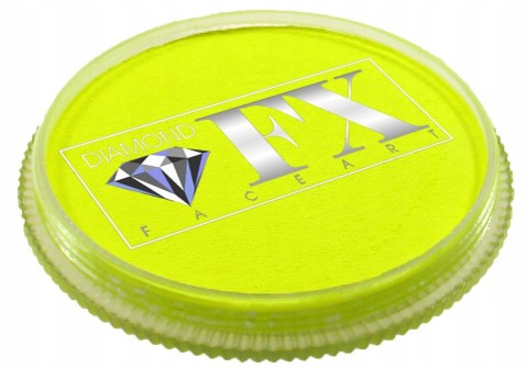 NEON żółta UV farba do malowania twarzy i ciała Diamond FX 30 g