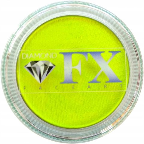 NEON żółta UV farba do malowania twarzy i ciała Diamond FX 30 g