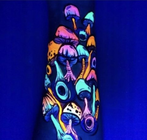 Paleta farb do malowania twarzy i ciała Diamond FX Neon - Extra Small