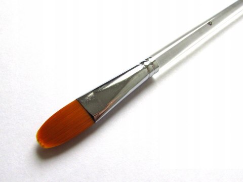 Pędzel migdałowy plaski syntetyczny #6 DiamondFX