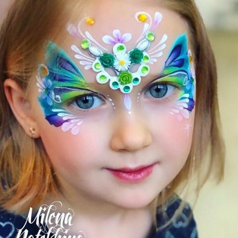 Szablon do malowania twarzy i ciała Milena P14