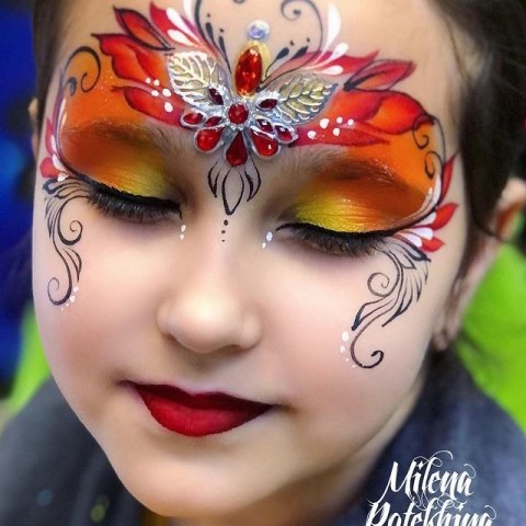 Szablon do malowania twarzy i ciała Milena P14