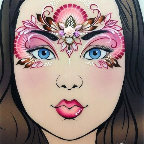 Szablon do malowania twarzy i ciała Milena P14