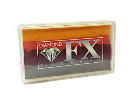 Farba do malowania twarzy i ciała Diamond FX Split Cake 28 g BLAST OFF