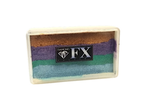 Farba do malowania twarzy i ciała Diamond FX Split Cake 28 g NIGHT FALL