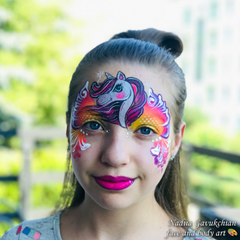 Farba do twarzy i ciała Diamond FX Split Cake 28 g NEON SUN