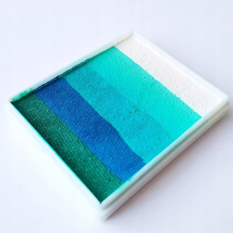 Farba do malowania twarzy i ciała Diamond FX Split Cake 50 g Cool Breeze