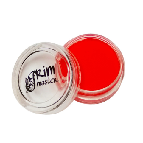 Farba do malowania twarzy i ciała GrimMaster UV Neon Red Orange 10 g