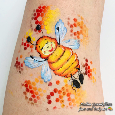 Paleta farb do malowania twarzy i ciała GrimMaster mix PARAMARIBO 12 x 10 g