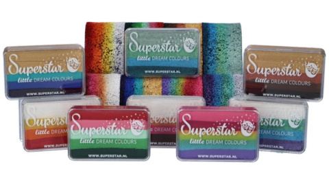 Farba do malowania twarzy i ciała Superstar Split Cake 30g Little Ocean