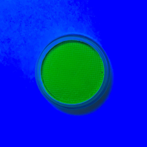 Farba do malowania twarzy i ciała GrimMaster UV Neon Green 10 g