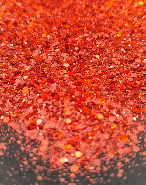 BROKAT CZERWONY SYPKI HOLOGRAFICZNY MIX CHUNKY GLITTER FP-06 10 g, 100 g, 500 g, 1000 g.