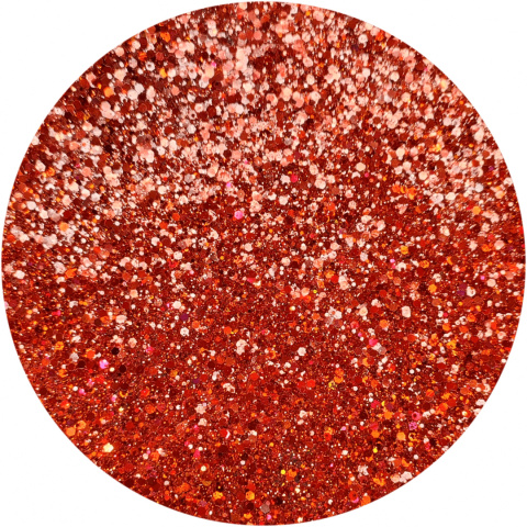 BROKAT CZERWONY SYPKI HOLOGRAFICZNY MIX CHUNKY GLITTER FP-06 10 g, 100 g, 500 g, 1000 g.