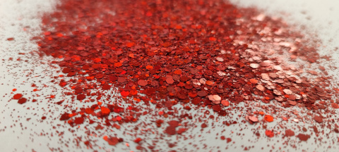 BROKAT CZERWONY SYPKI HOLOGRAFICZNY MIX CHUNKY GLITTER FP-06 10 g, 100 g, 500 g, 1000 g.