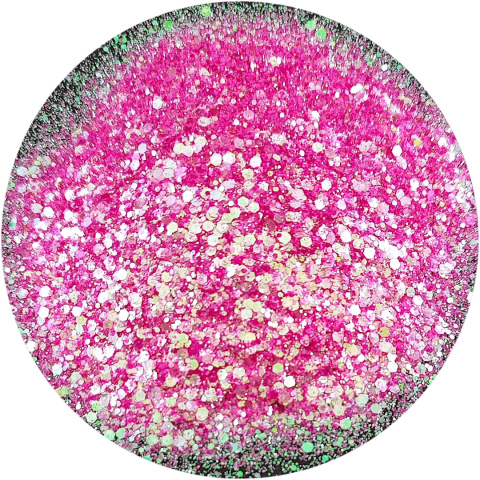BROKAT RÓŻA PERSKA SYPKI HOLOGRAFICZNY MIX CHUNKY GLITTER FP-22 10 g, 100 g, 500 g, 1000 g.