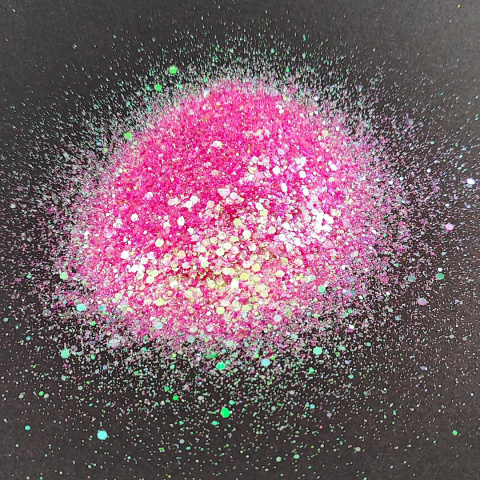 BROKAT RÓŻA PERSKA SYPKI HOLOGRAFICZNY MIX CHUNKY GLITTER FP-22 10 g, 100 g, 500 g, 1000 g.
