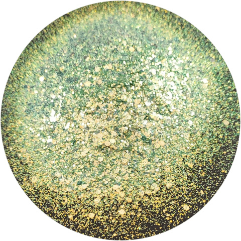 BROKAT SYPKI HOLOGRAFICZNY ZŁOTA ZIELEŃ MIX CHUNKY GLITTER #166 10 g, 100 g, 500 g, 1000 g.