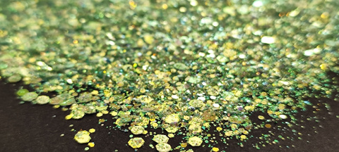 BROKAT SYPKI HOLOGRAFICZNY ZŁOTA ZIELEŃ MIX CHUNKY GLITTER #166 10 g, 100 g, 500 g, 1000 g.