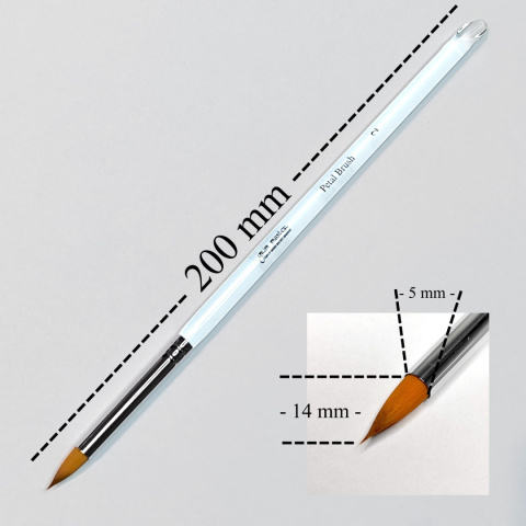 Pędzel płatkowy syntetyczny GrimMaster Petal Brush #2