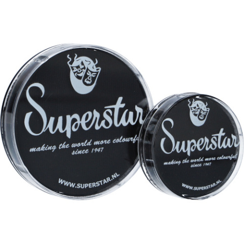 Farba do malowania twarzy i ciała Superstar 45 g Black