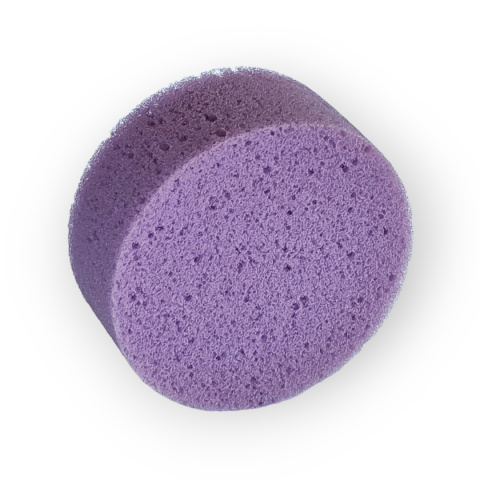 GĄBKA DO MAKIJAŻU OKRĄGŁA KOSMETYCZNA MAKEUP LILAC SPONGE