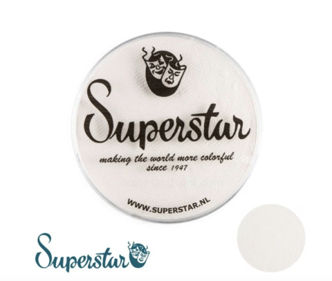 Biała farba do malowania twarzy i ciała Superstar 16g Line White