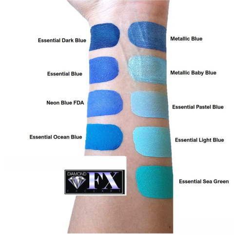 Farba do malowania twarzy i ciała Diamond FX 30g Light Blue