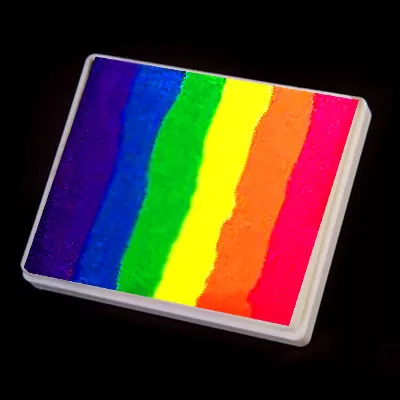 Farba do malowania twarzy i ciała Diamond FX Split Cake 50 g Neon Nights