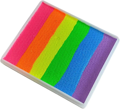 Farba do malowania twarzy i ciała Diamond FX Split Cake 50 g Neon Nights