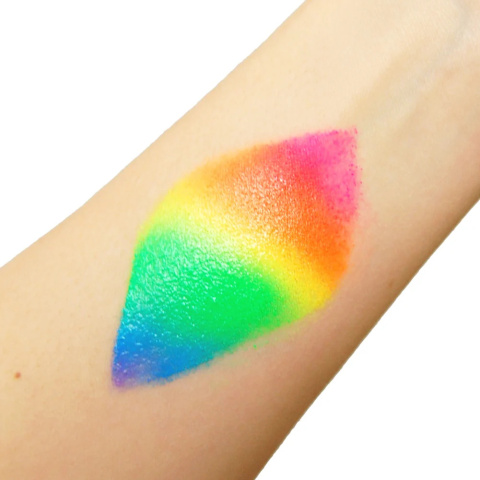 Farba do malowania twarzy i ciała Diamond FX Split Cake 50 g Neon Nights