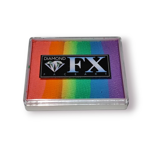 Farba do malowania twarzy i ciała Diamond FX Split Cake 50g Bright Nights