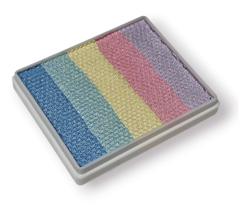 Farba do malowania twarzy i ciała Diamond FX Split Cake 50g Mellow Rainbow