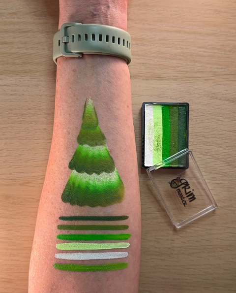 Farba do malowania twarzy i ciała GrimMaster 30 g Split Cake ST707