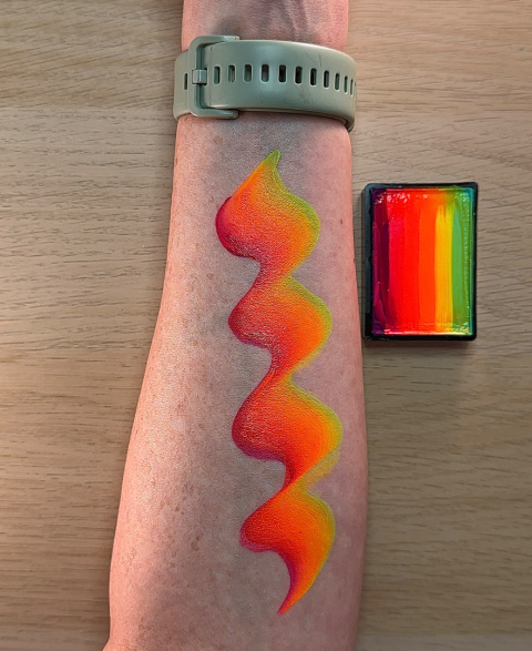 Farba do malowania twarzy i ciała GrimMaster 30 g Split Cake ST712