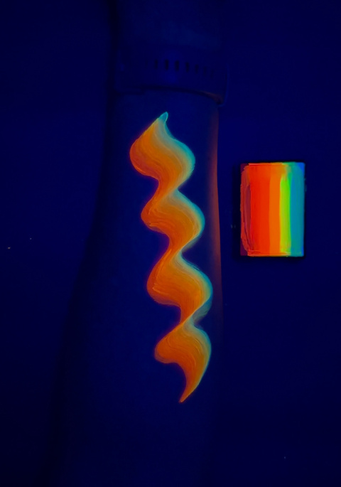 Farba do malowania twarzy i ciała GrimMaster 30 g Split Cake ST712