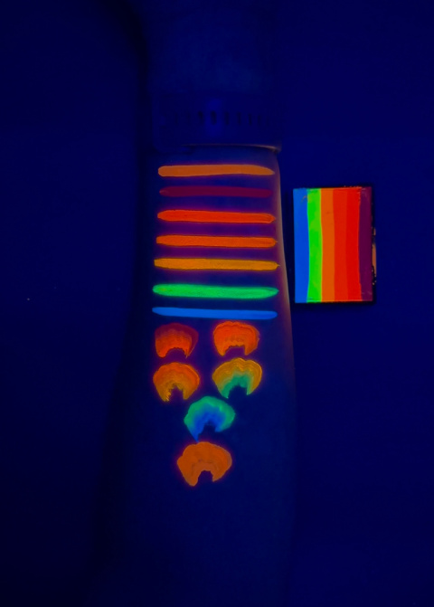 Farba do malowania twarzy i ciała GrimMaster 30 g Split Cake ST712
