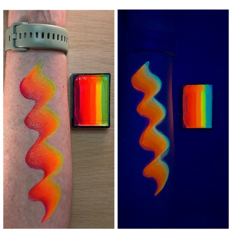 Farba do malowania twarzy i ciała GrimMaster 30 g Split Cake ST712