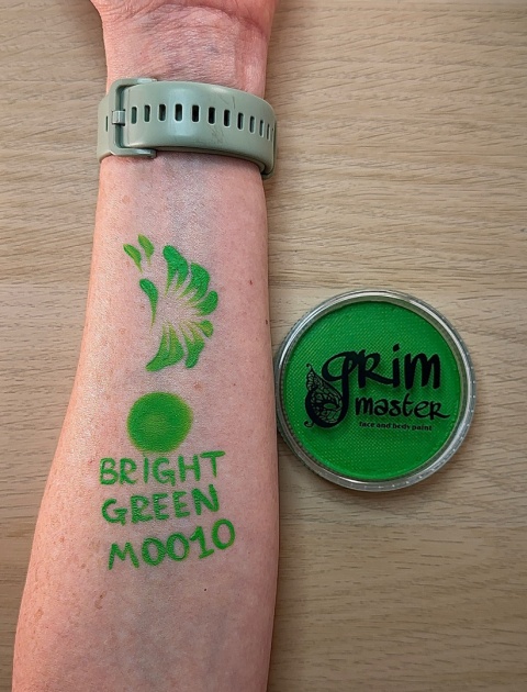 Farba do malowania twarzy i ciała GrimMaster BRIGHT GREEN 32g